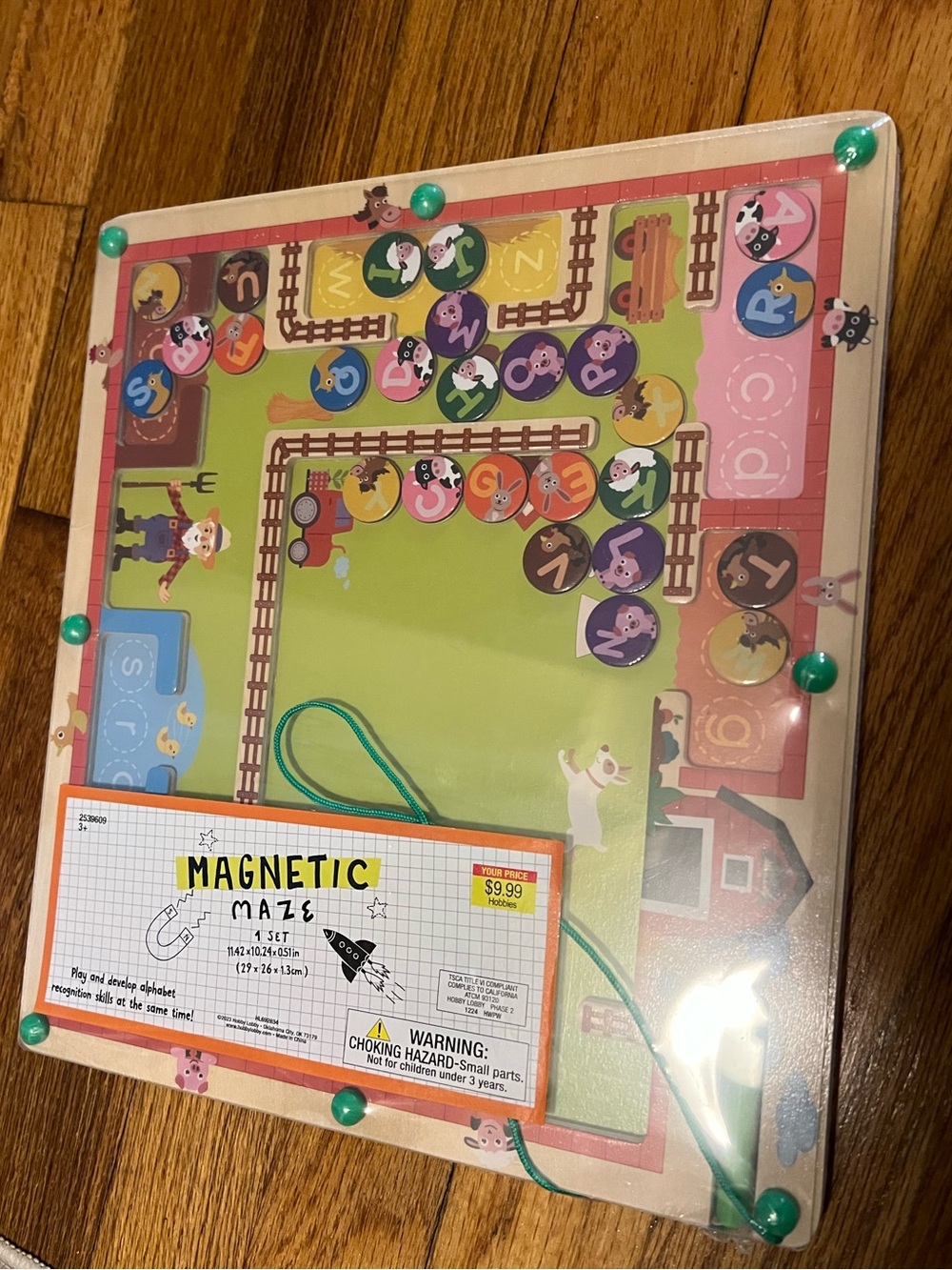 Alphabet Magnetic Maze